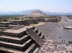 Teotihuacán, donde podría haberse iniciado el culto de la guerra y Venus. 