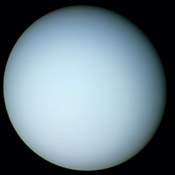 To the eye alone, Uranus is a dull planet.
