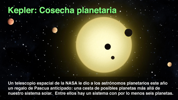 Kepler: Cosecha planetaria
